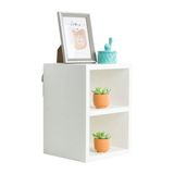 Mesa De Cabeceira Belize Branco 30 X 20cm