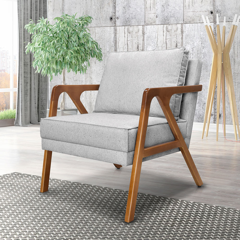 Poltronas Vitória Luxo Compreflex Em Linho