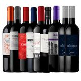 Kit 8 Vinhos Tintos + 1 Malbec Grátis Kit 8 Vinhos Tintos + 1 Malbec Argentino Grátis