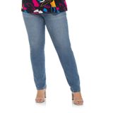 Calça Jeans Feminina Plus Size Secret Glam Azul Plus 50