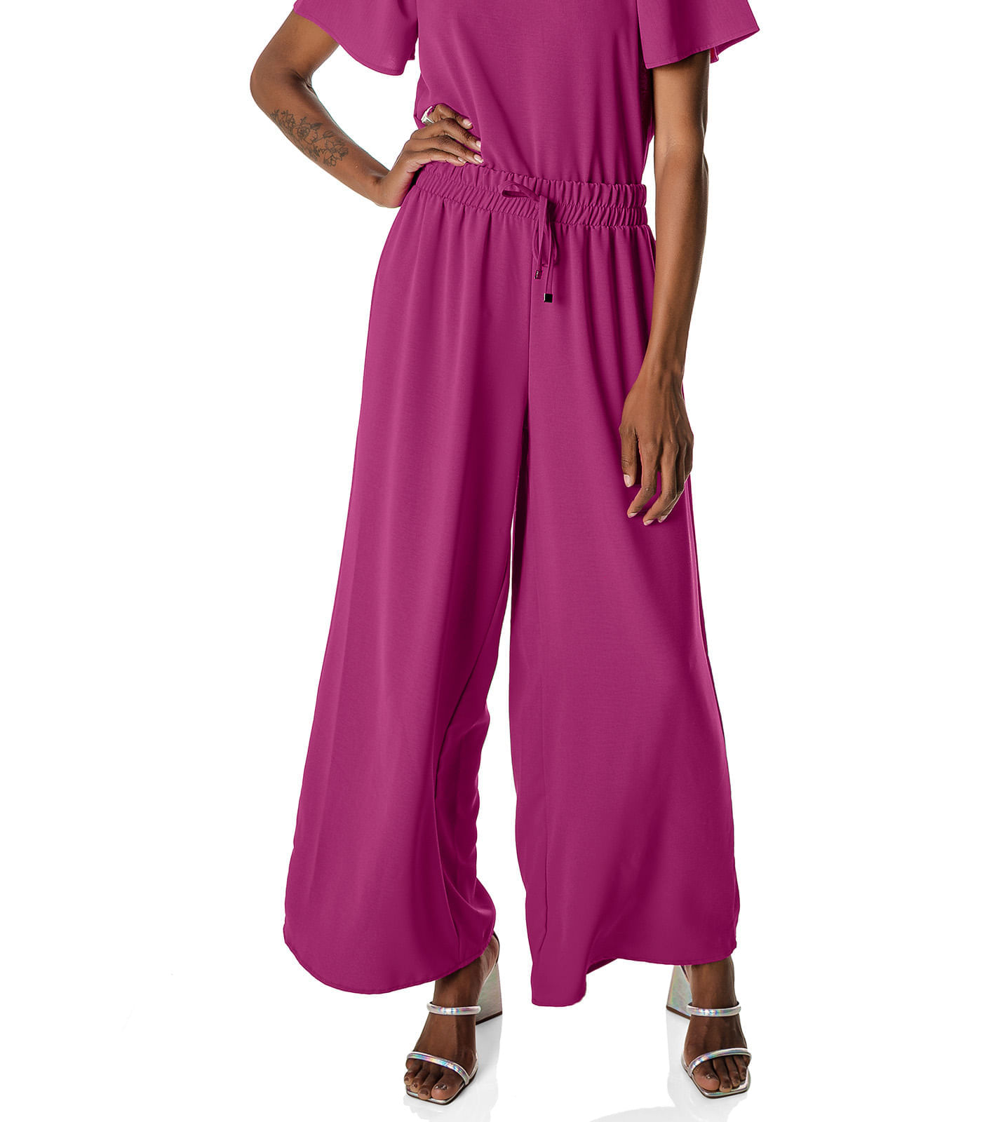 Calça Pantalona Air Flow Rovitex Rosa G