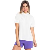 Blusa Feminina Com Gola Dupla Visco Tricot Rovitex Bege P