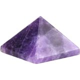 Cura Cristal Ametista Pirâmide Estatueta De Pedra Metafísica