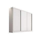 Guarda Roupa Casal 3 Portas De Correr E 6 Gavetas Arezzo Plus Branco - Novo Horizonte