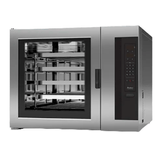 Forno Elétrico Digital De Convecção Hpe100 - Programável Inox C/ Injetor De Vapor E Controle De Umidade - Prática Hpe100p-220mono Prática Klimaquip