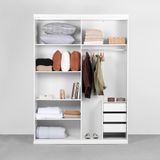 Guarda-roupa Frizzo 2 Portas 1,75m - Branco