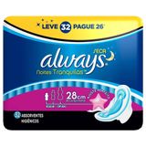 Absorvente Com Abas Seco (leve 32 E Pague 28) - Always