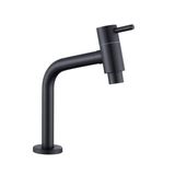 Torneira Banheiro Lavatório Inox Mesa Curta Preto Nox07b