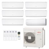 Ar-condicionado Multi Split Inverter Fujitsu 45.000 (2x Evap Hw 7.000 + 2x Evap Hw 9.000 + 1x Evap Hw 12.000 + 1x Evap Hw 18.000) Quente/frio 220v