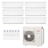 Ar-condicionado Multi Split Inverter Fujitsu 45.000 (2x Evap Hw 7.000 + 2x Evap Hw 9.000 + 2x Evap Hw 12.000) Quente/frio 220v