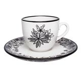 Xicara Cafezinho Coup Floresta Negra Oxford® Porcelana 75ml