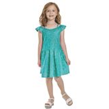 Vestido Floral Aqua