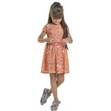 Vestido Estampado Laranja