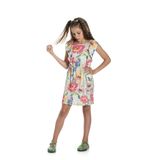 Vestido Crepe Floral