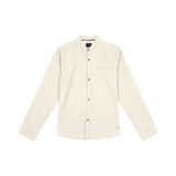 Camisa Manga Longa Masculina Fio Tinto Diametro Bege P
