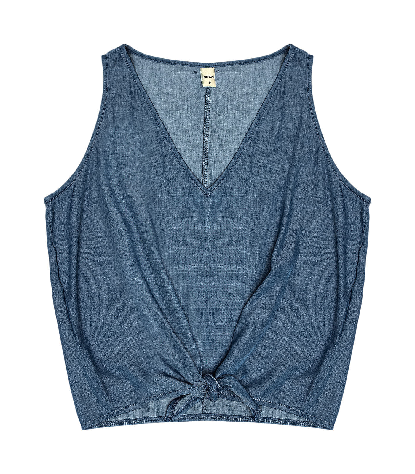 Regata Jeans Feminina Liocel Rovitex Azul P