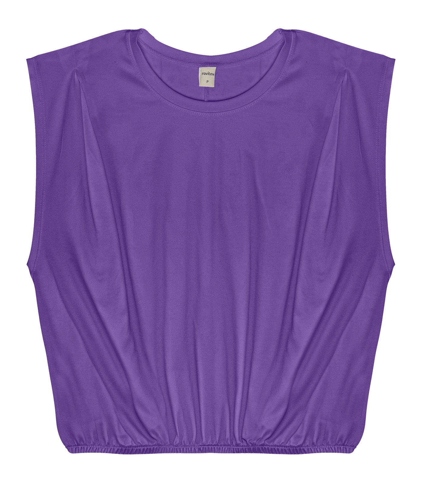 Regata Com Elástico Em Malha Delicate Rovitex Roxo P