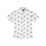 Camisa Masculina Estampa Floral Diametro Branco P