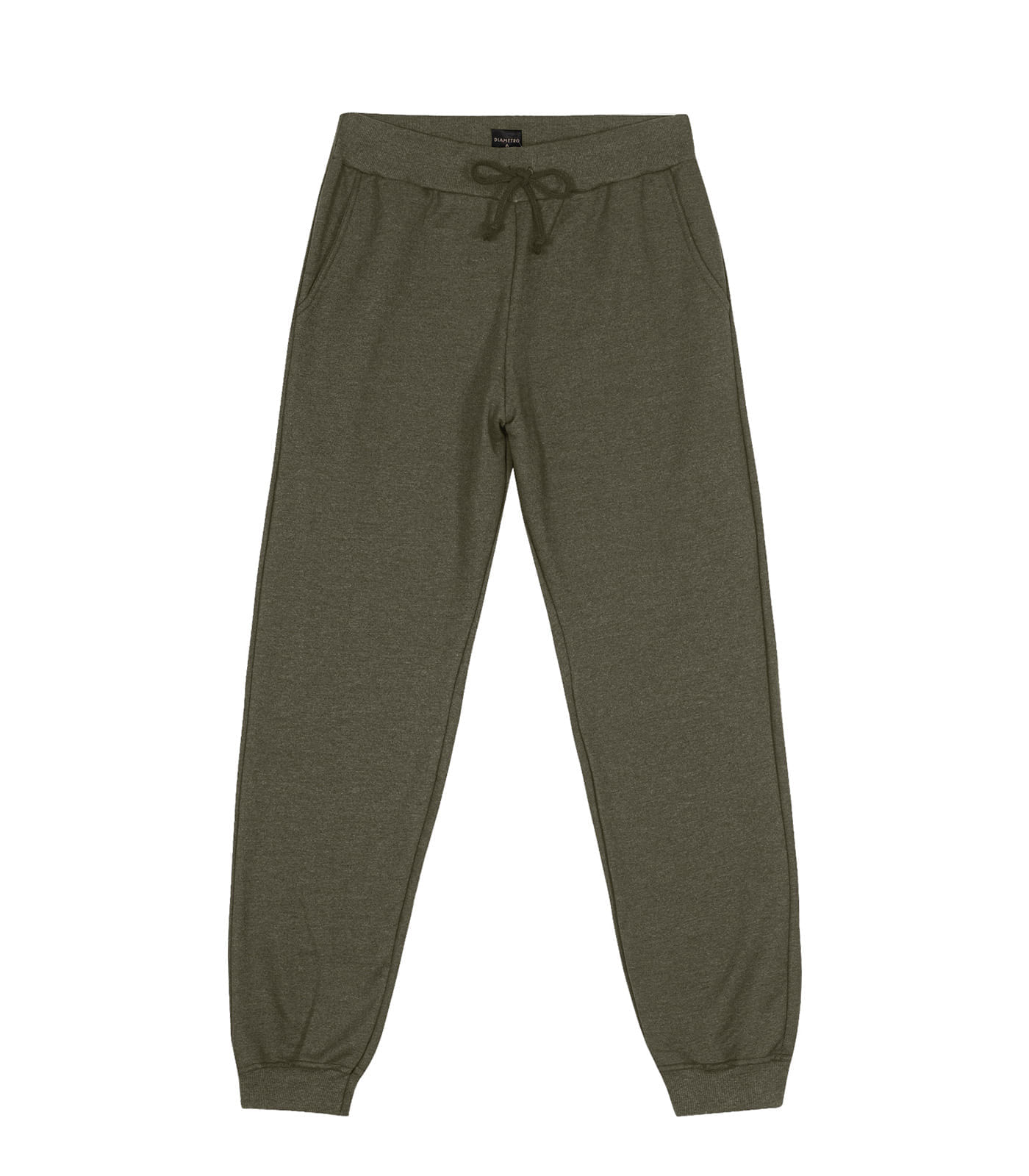 Calça Masculina Básica Moletom Diametro Verde M