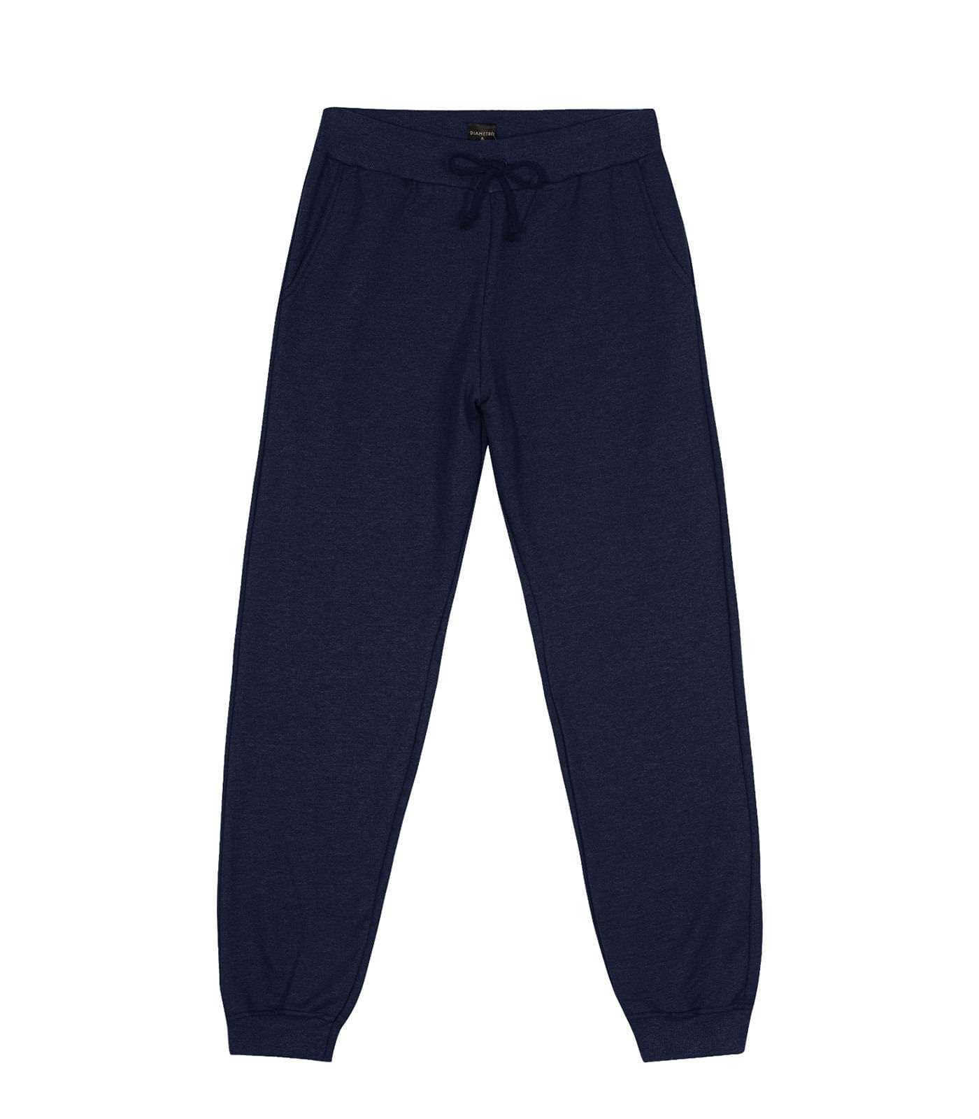 Calça Masculina Básica Moletom Diametro Azul M