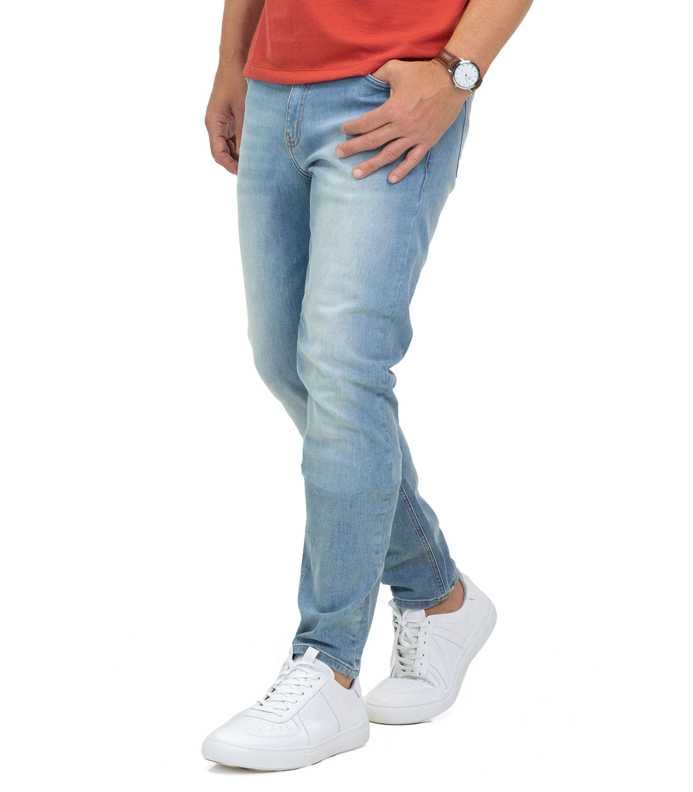 Calça Masculina Slim Jeans Diametro Azul 38