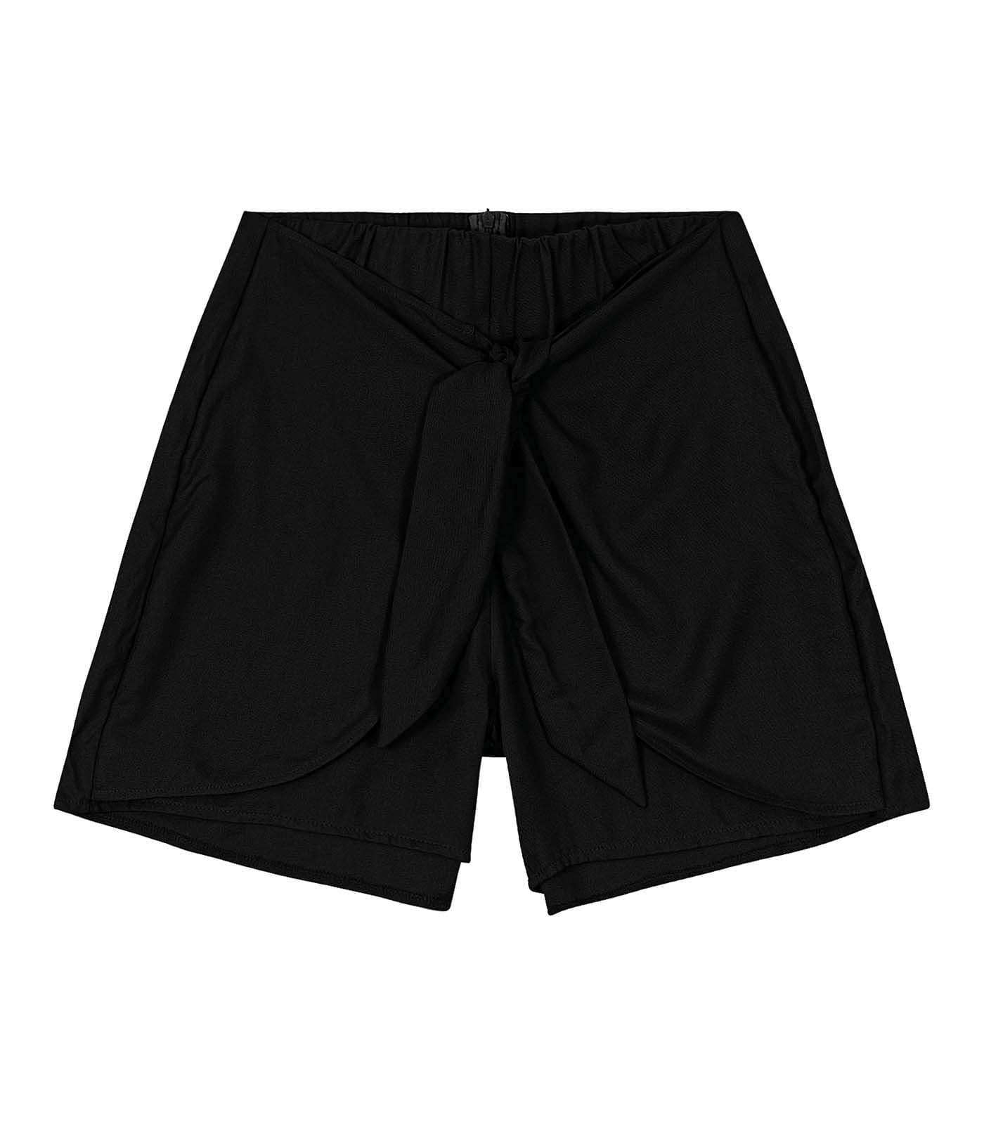 Shorts Feminino Faixa Dupla Viscose Endless Preto G