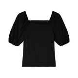 Blusa Feminina Manga Bufante Malha Soft Endless Preto Gg