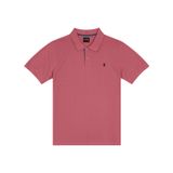 Polo Masculina Piquet Diametro Rosa M