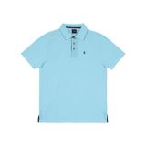 Polo Masculina Com Bolso Piquet Diametro Azul M