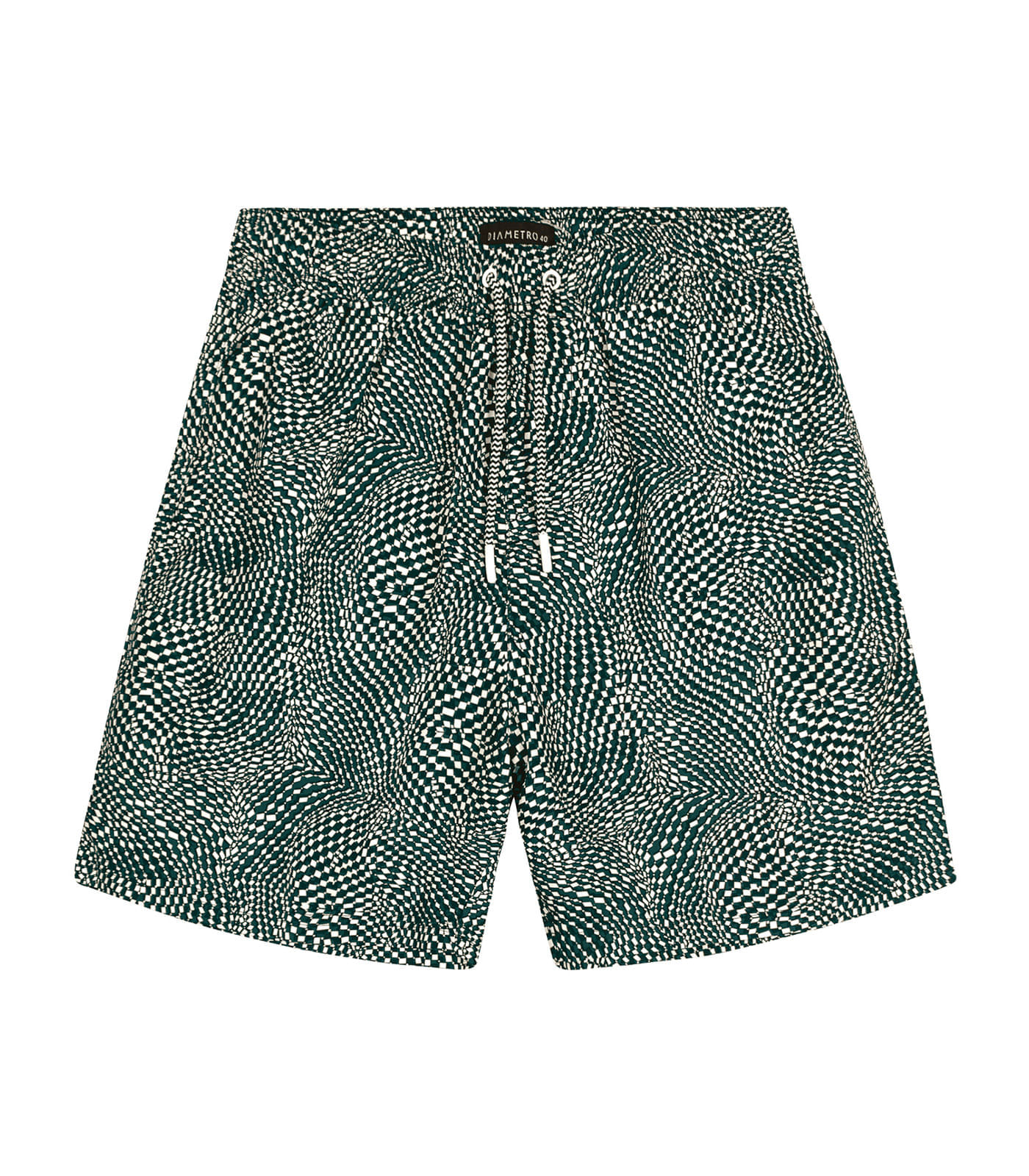 Bermuda Masculina Estampada Tactel Diametro Verde 40