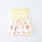 VESTIDO BABY 9763 AMARELO PASTEL PARAISO