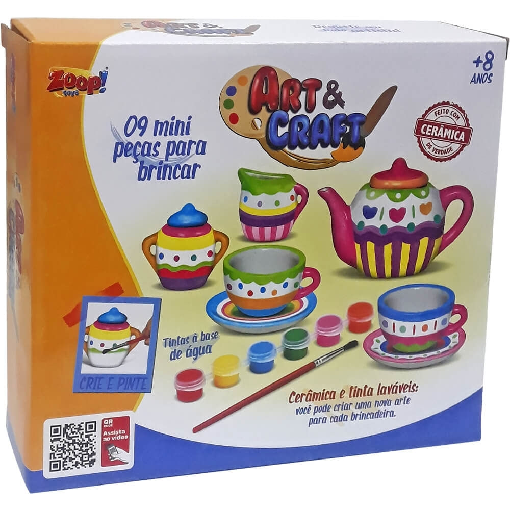 Art E Craft Conjunto De Cha 9 Pecas Zoop