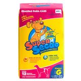 Fraldas Descartáveis Super Secão Para Cães Fêmeas - Tam. G