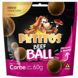 Bifinho Petitos Para Cães Adultos Sabor Carne Beef Ball - 60g