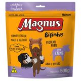 Bifinho Magnus Para Cães Adultos Porte Mini E Pequeno Sabor Carne - 500g