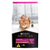 Ração Seca Nestlé Purina Pro Plan Salmão Para Gatos Adultos Castrados - 3 Kg