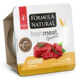 Ração Úmida Fórmula Natural Fresh Meat Gourmet Carne Desfiada Para Gatos Adultos - 70 G