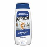 Shampoo E Condicionador Matacura Antipulgas Para Gatos - 200 Ml