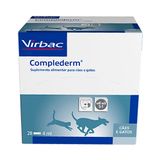 Suplemento Alimentar Virbac Complederm Para Cães E Gatos - 4 Ml