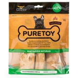 Osso Puretoy Mastigáveis Naturais Para Cães Sabor Defumado - 4 Unidades