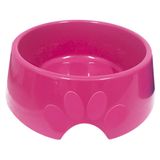 Comedouro Furacão Pet Pop Plástico Rosa - 600 Ml