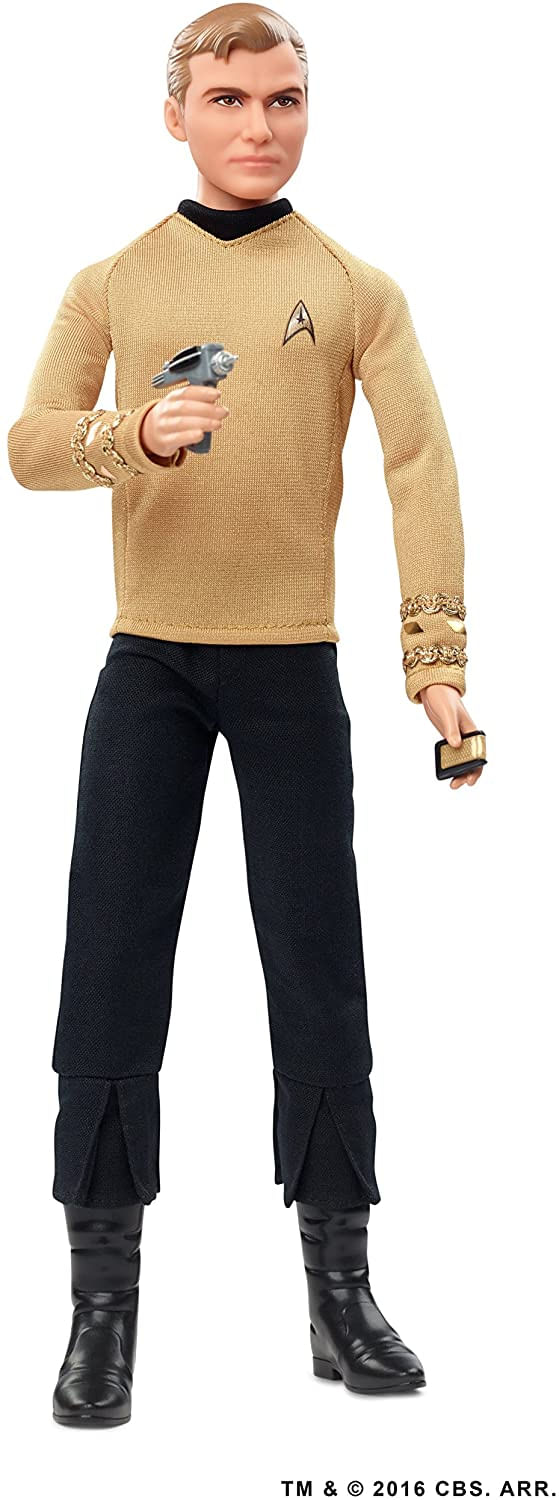 Boneca Barbie Capitão Kirk Star Trek 25º Aniversário