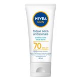 Protetor Solar Facial Nivea Sun Toque Seco Antissinais Fps 70 40ml