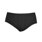 Cueca Para Hernia Inguinal Dupla Dilepe Cor Preta Tamanho Eg