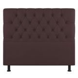 Cabeceira Cama Box Casal King Size Nice 195cm Linho Marrom - Abmaza