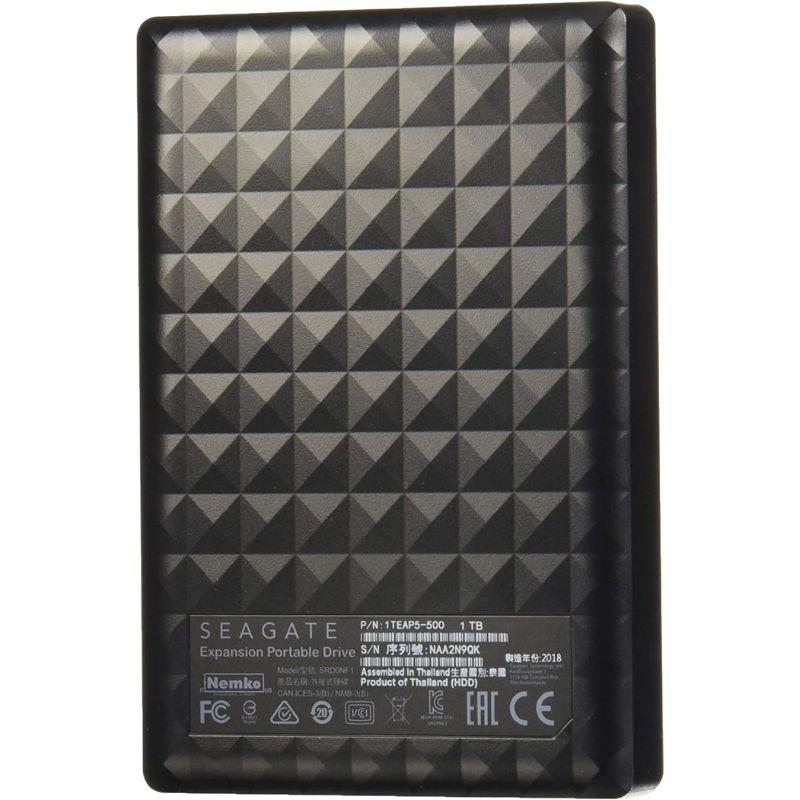 Hd Externo De 1tb Seagate Expansion Ec - Preto