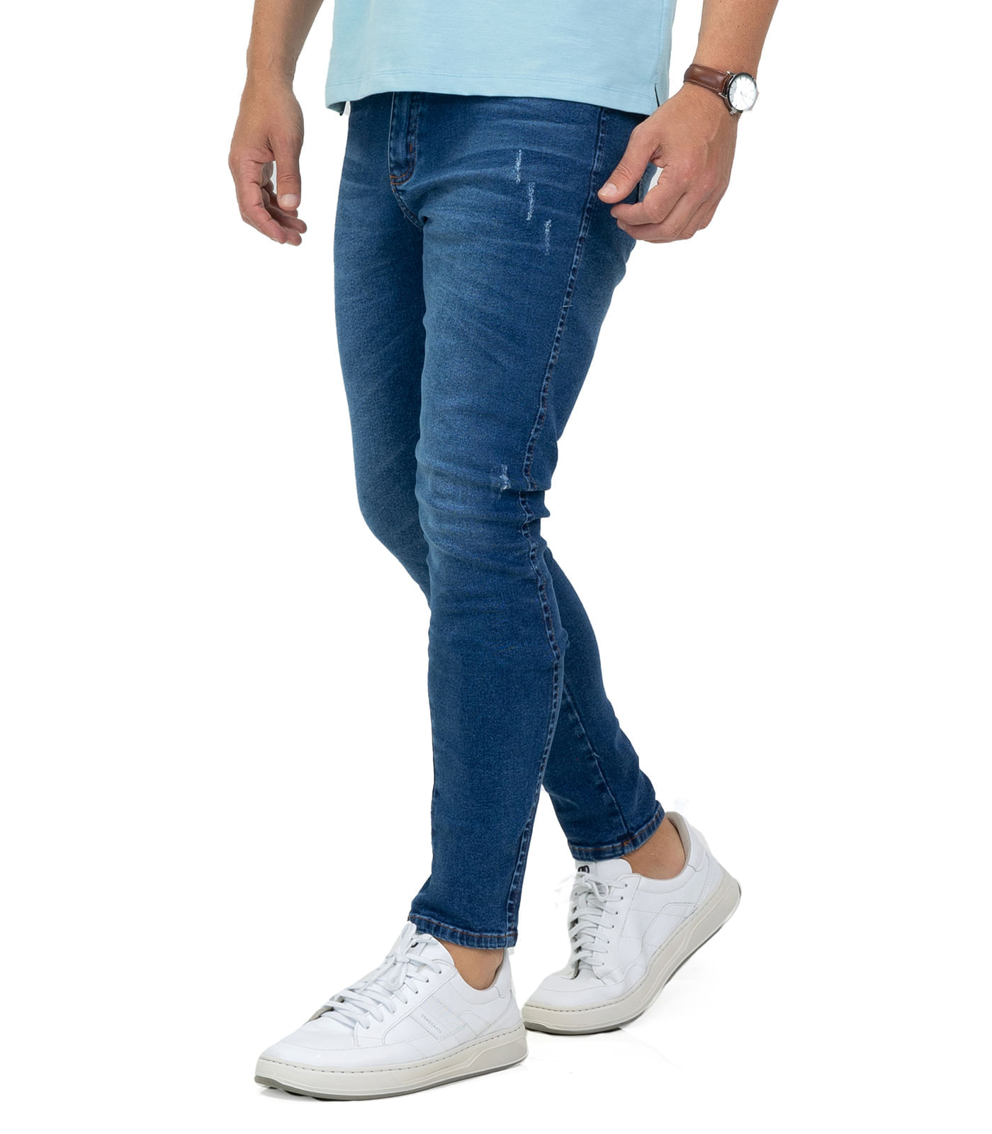 Calça Jeans Masculina Diametro Azul 40