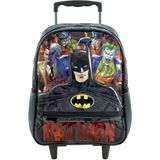 Mochila Escolar com Rodas 14' Batman Danger Xeryus - 8841