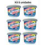 Sabão Brilho Total Pastoso 500gr Prataria E Cromados 06 Unid