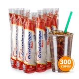Copo Plástico Descartável 330ml Chopp Drinks Caixa 300.un - Cristalcopo